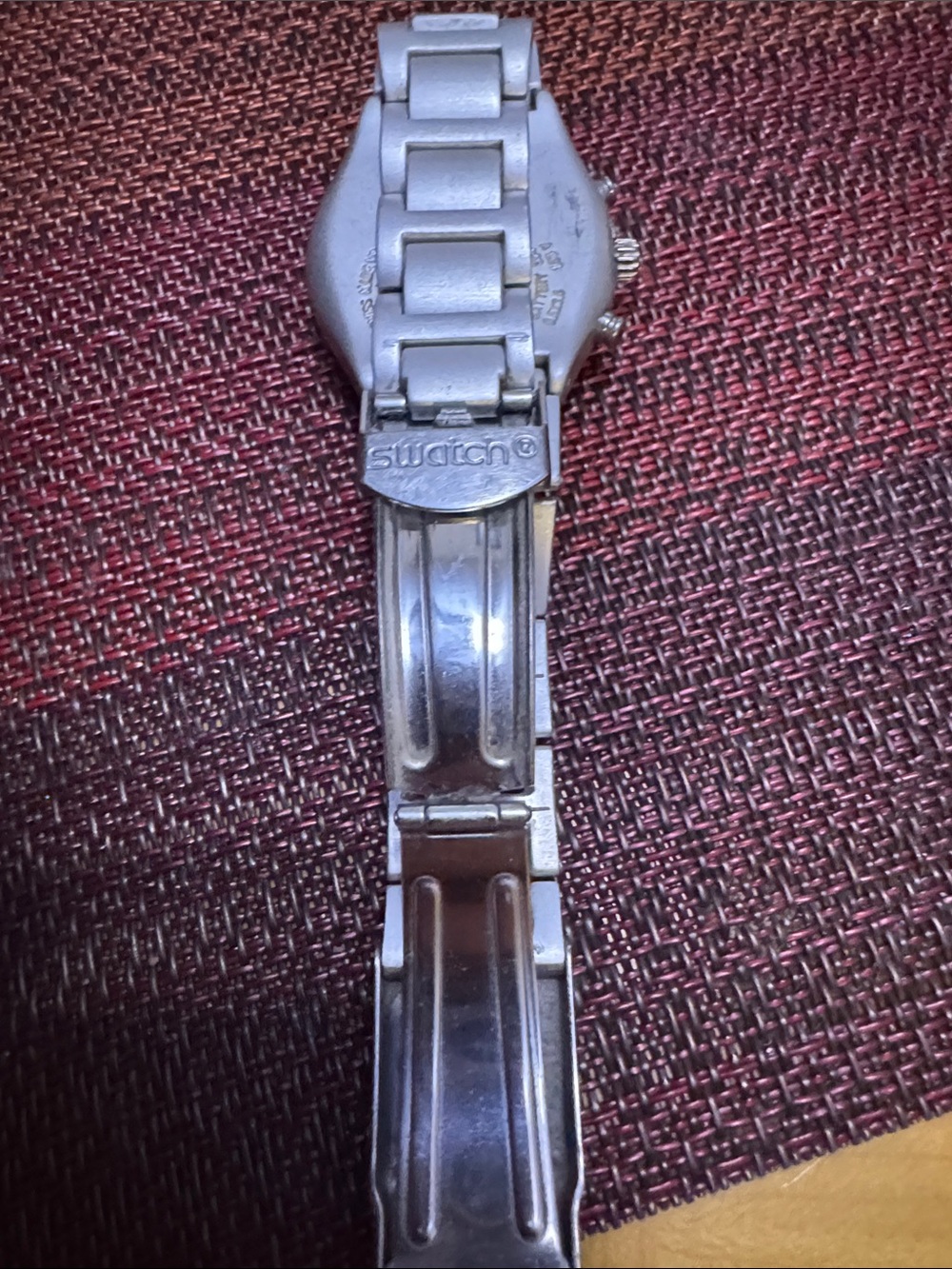 Vintage Swatch irony midi chrono “hypnotic “Silver Bracelet Watch - Picture 4 of 6